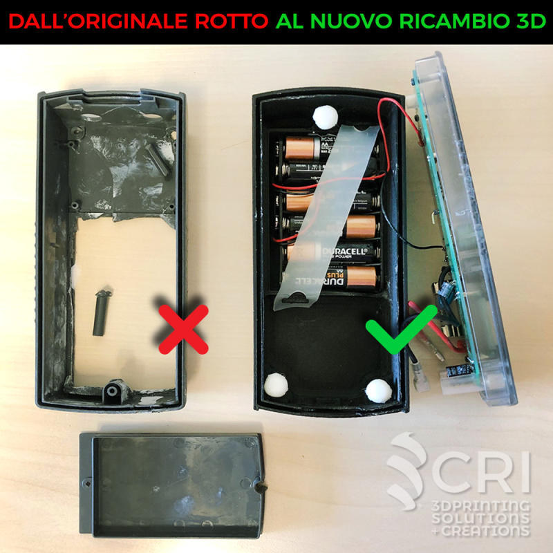 Stampa 3d personalizzata: News dal nostro centro di prototipazione rapida: Rilievo e realizzazione modello 3D e stampa 3D di una scatola per strumentazione elettronica.