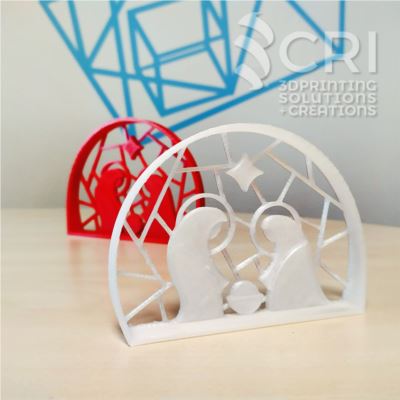 Presepe 3D stilizzato Voronoi stampa 3d