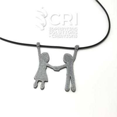 Collana Couple in stampa 3d