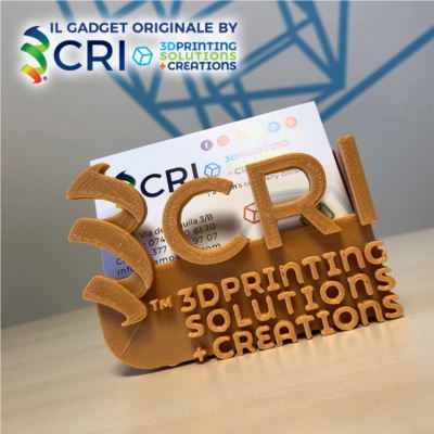 Portabiglietti da visita con Logo 3D stampa 3d