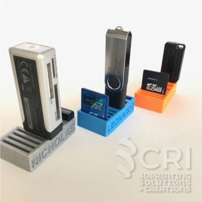 Porta USB e SD Flash Card in stampa 3d