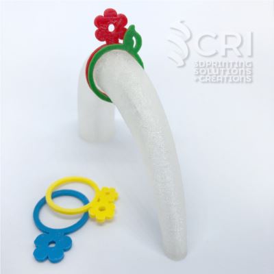 Set Anelli Fiori di Campo in stampa 3d