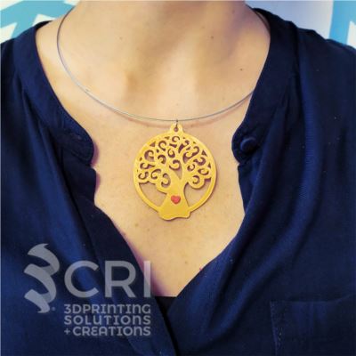 Collana Girocollo Albero della Vita in stampa 3d