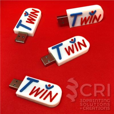 Chiavetta USB personalizzabile con Logo in stampa 3d