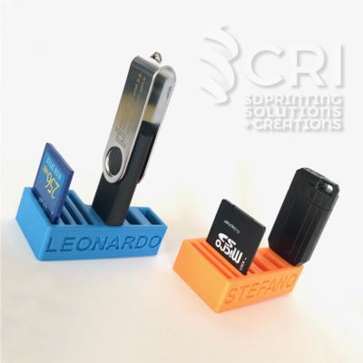 Porta USB e SD Flash Card stampa 3d