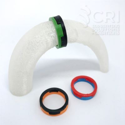 Set Anello doppio incastro in stampa 3d