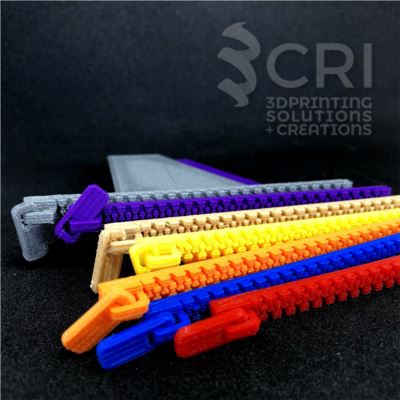 Segnalibro Zip stampa 3d