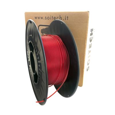 PET-G ROSSO TRASPARENTE - 1 KG in stampa 3d