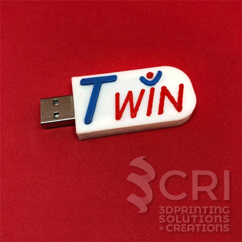 Chiavetta USB personalizzabile con Logo in stampa 3d