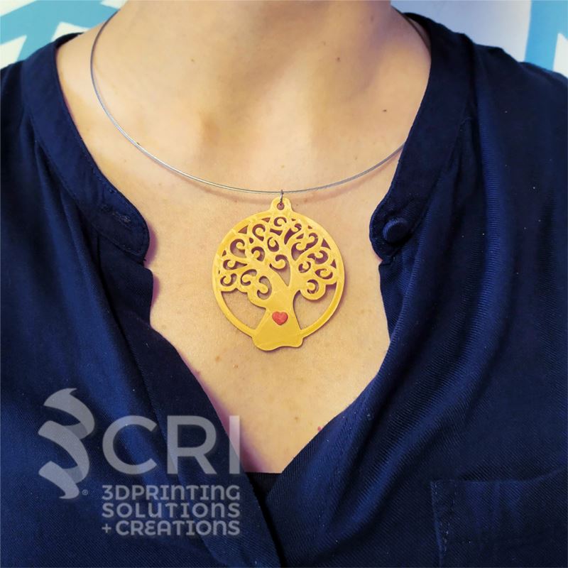 Collana Girocollo Albero della Vita in stampa 3d