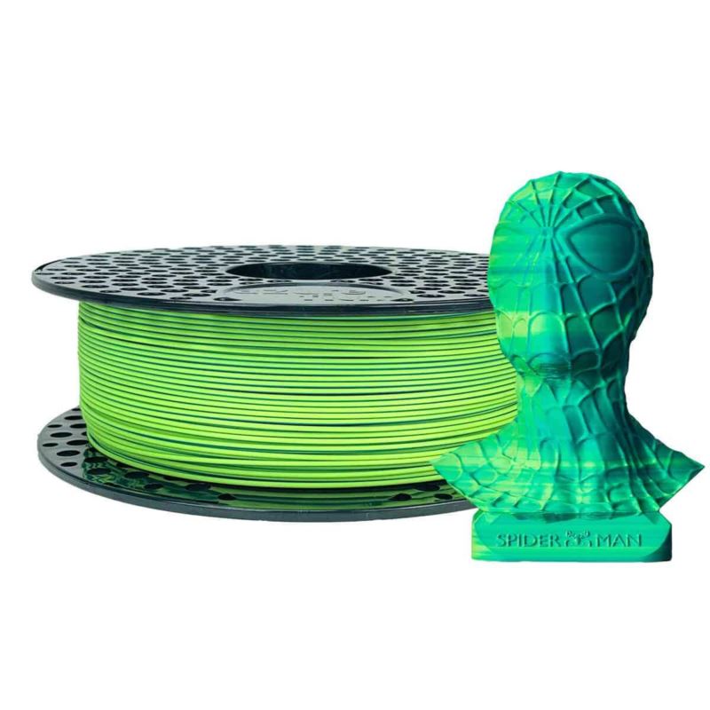 Oggetti Stampa 3D: PLA Dual Verde/Blu - 1kg - 1,75 mm - AzureFilm