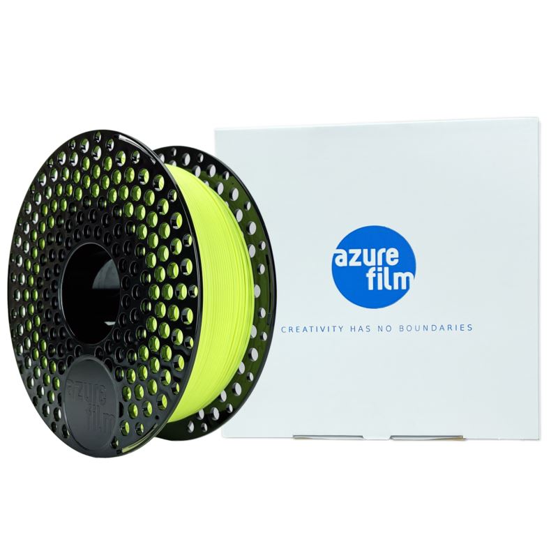 PLA Giallo neon - 1kg - 1,75 mm - AzureFilm  in stampa 3d