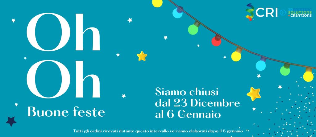 Auguri natale stampa 3d